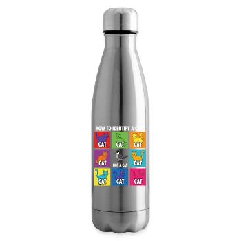 Katzen-Identifizierungs-Guide - Isolierflasche - Lightsilver - Rechts