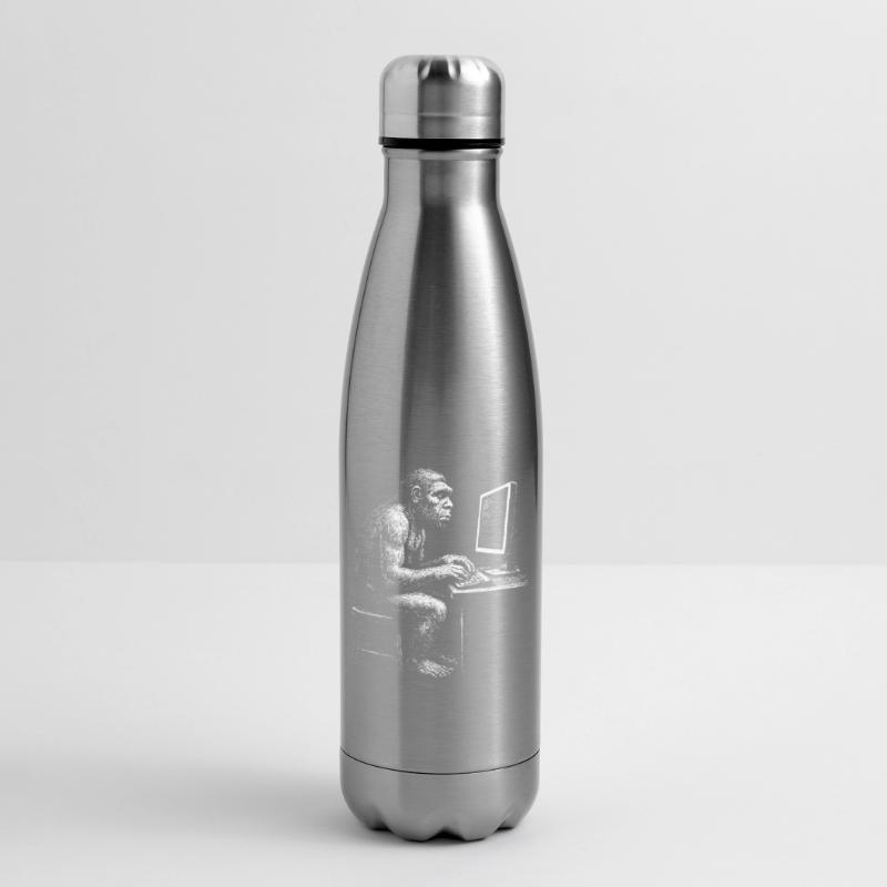Digital Coder Homo Erectus gift Insulated Water Bottle