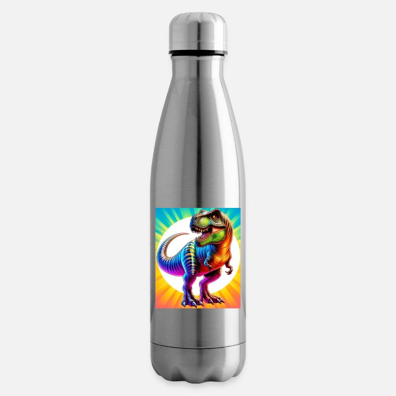 Dinosaurier - Isolierflasche - Lightsilver