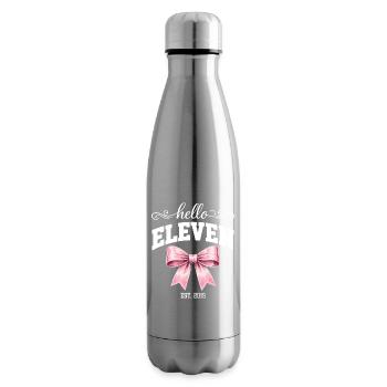 Hello Eleven Est. 2015 - Birthday Girl - Insulated Water Bottle - silver - Right