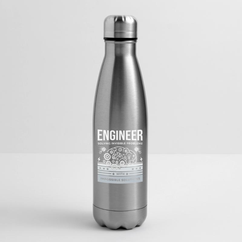 ENGINEER – Solving Invisible Problems T-Shirt Insulated Water Bottle