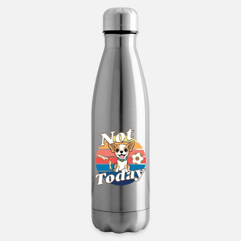 Not Today Doggo 🐾 - Isolierflasche - Lightsilver