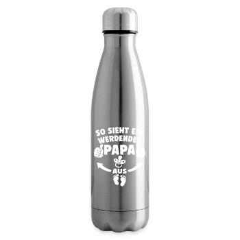 So sieht ein werdender Papa aus - Isolierflasche - Lightsilver - Rechts