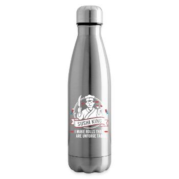 Sushi King: Unforgettable Rolls - Insulated Water Bottle - silver - Right