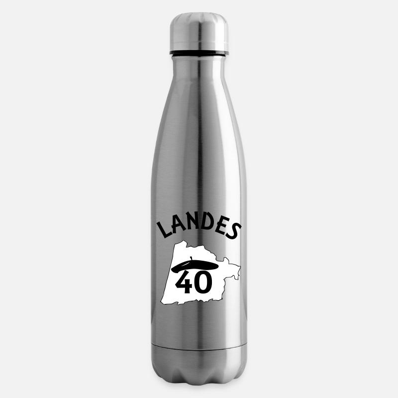 Landes - Bouteille isotherme - argent clair