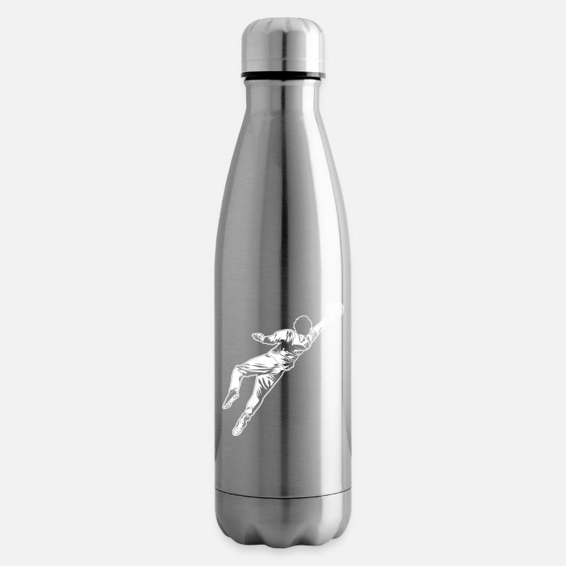 Torwart - Isolierflasche - Lightsilver