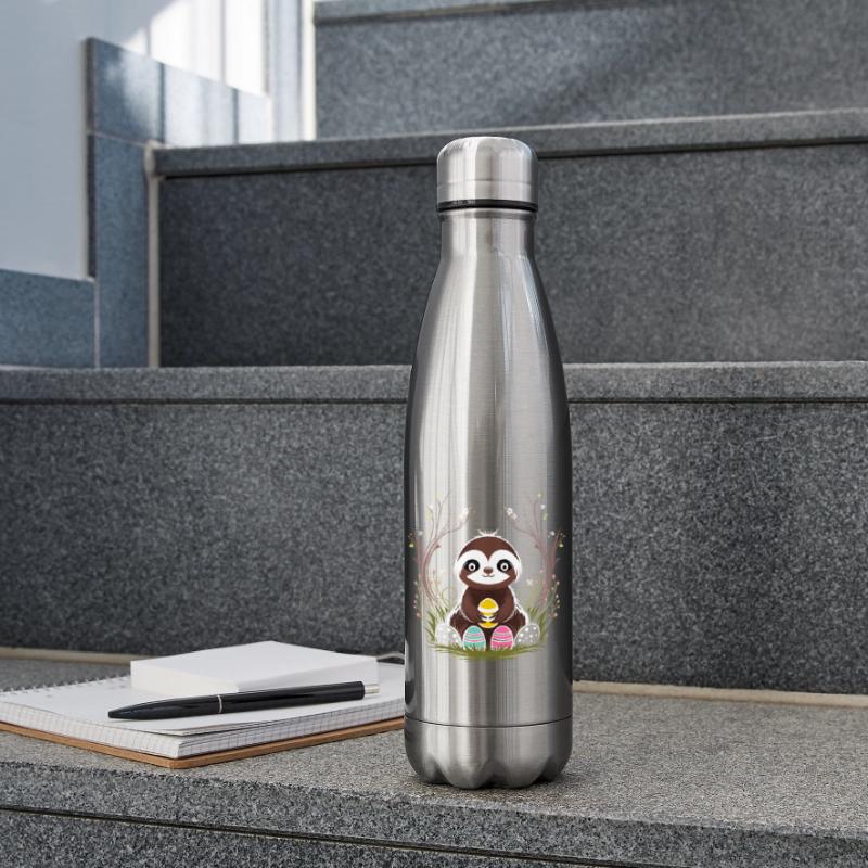 Easter Sloth with Easter Eggs in Spring Insulated Water Bottle