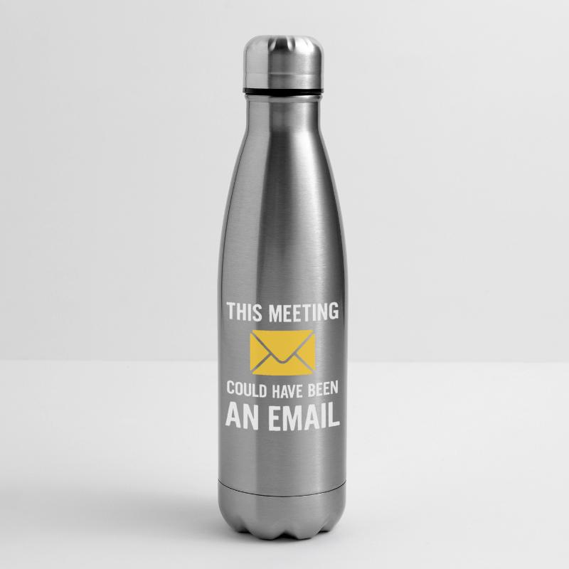 Meeting oder E-Mail Isolierflasche