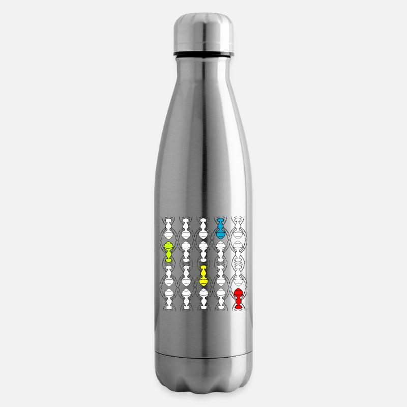 Ants - Insulated Water Bottle - silver