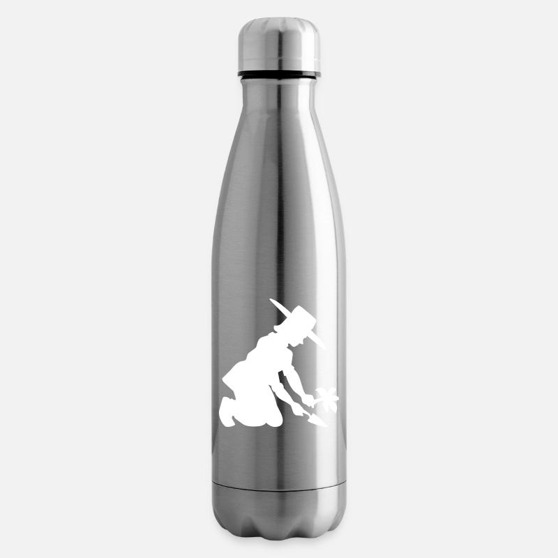Garten - Pflanzen - Gartenarbeit - Isolierflasche - Lightsilver