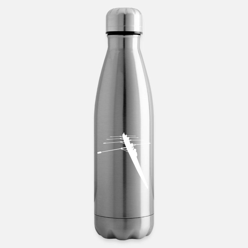 Ruderer - 4er Ruderboot - Isolierflasche - Lightsilver
