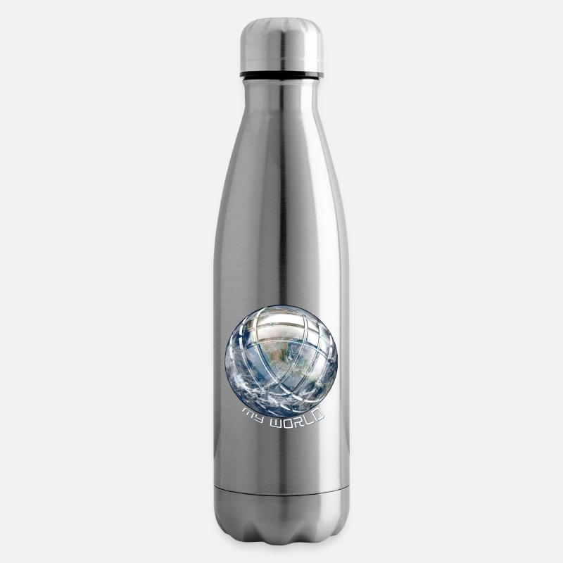 Petanque - Insulated Water Bottle - silver