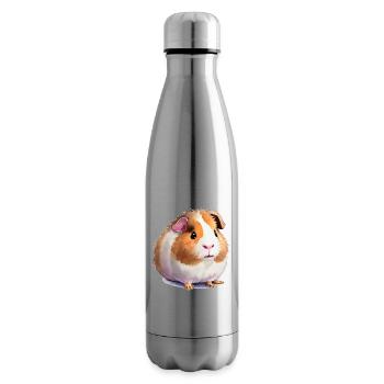 süßes Meerschweinchen - Isolierflasche - Lightsilver - Rechts