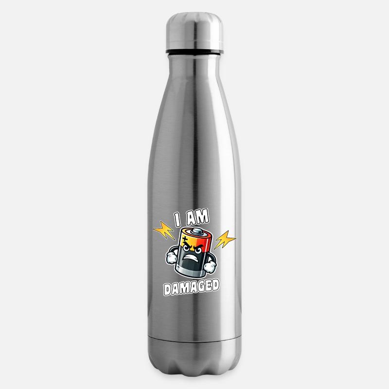 Emotional depth, self-awareness, acceptance - Insulated Water Bottle - silver