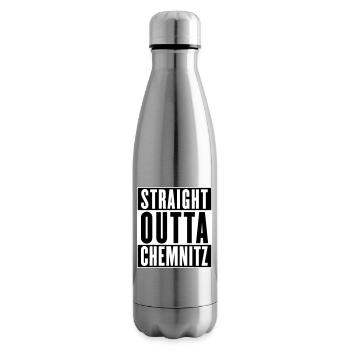 Tout droit sorti de Chemnitz (couleurs changeantes) - Bouteille isotherme - argent clair - Droite