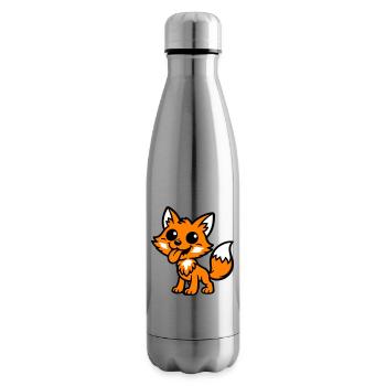 Bande dessinée Fox - Bouteille isotherme - argent clair - Droite