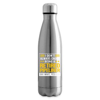 Installateur Installateur Serrurier - Bouteille isotherme - argent clair - Droite