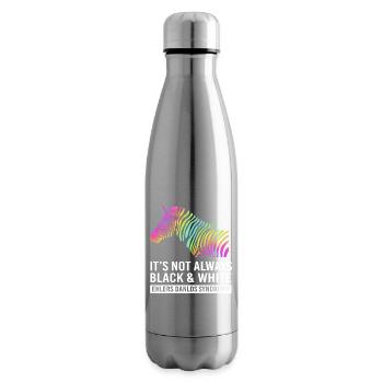 HSD Ehlers-Danlos syndrome EDS - Insulated Water Bottle - silver - Right
