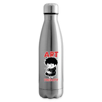 Professional Cloud Tester Manga Zen - Bouteille isotherme - argent clair - Droite