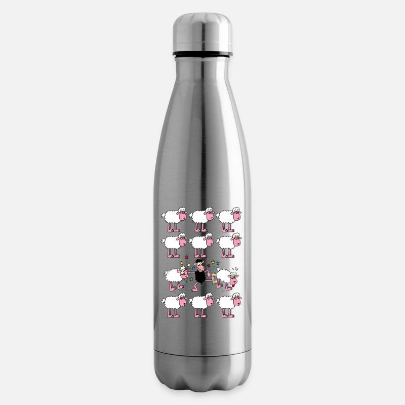 Le mouton noir - Bouteille isotherme - argent clair