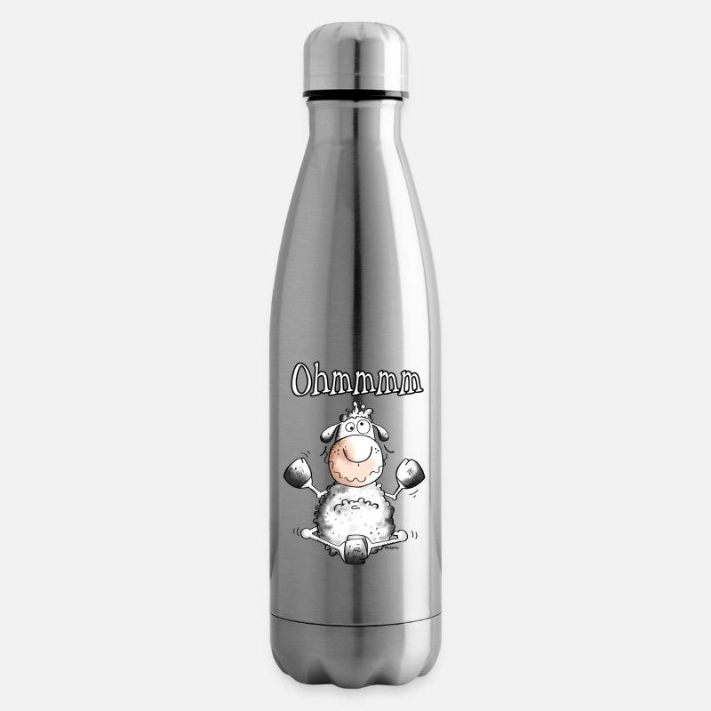 Ohmmmm Schaf - Schafe - Isolierflasche - Lightsilver