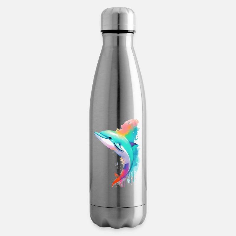 Delfin - Isolierflasche - Lightsilver