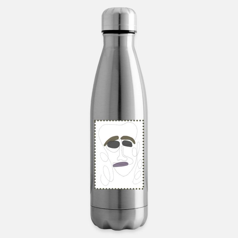 Parler de sentiments 3 - Bouteille isotherme - argent clair