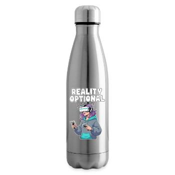 Reality Optional VR Gamerin - Isolierflasche - Lightsilver - Rechts
