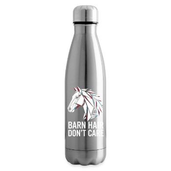 Geometrisches Pferd Barn Hair Don't Care - Isolierflasche - Lightsilver - Rechts