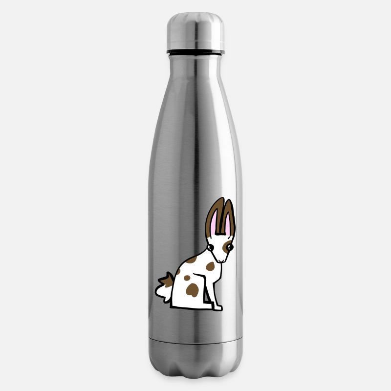 Geflecktes Kaninchen - Isolierflasche - Lightsilver