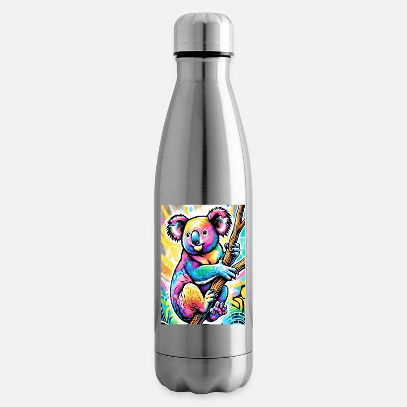 Koala - Bouteille isotherme - argent clair
