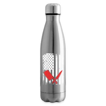 4. Juli USA Metzger - Isolierflasche - Lightsilver - Rechts