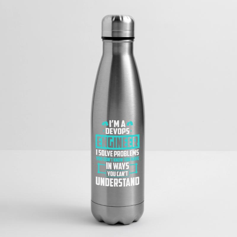 DevOps Engineer I Solve Problems You Cant Insulated Water Bottle