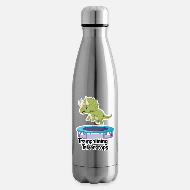 TRICERATOPS-Trampolin - Isolierflasche - Lightsilver