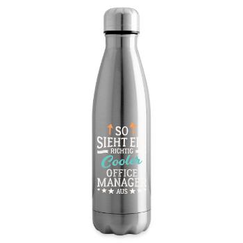 Cool Office Manager Team Leadership Office - Bouteille isotherme - argent clair - Droite