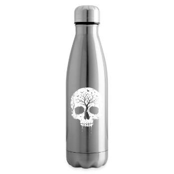 Totenkopf Shirt für Dark Art Fans - Isolierflasche - Lightsilver - Rechts