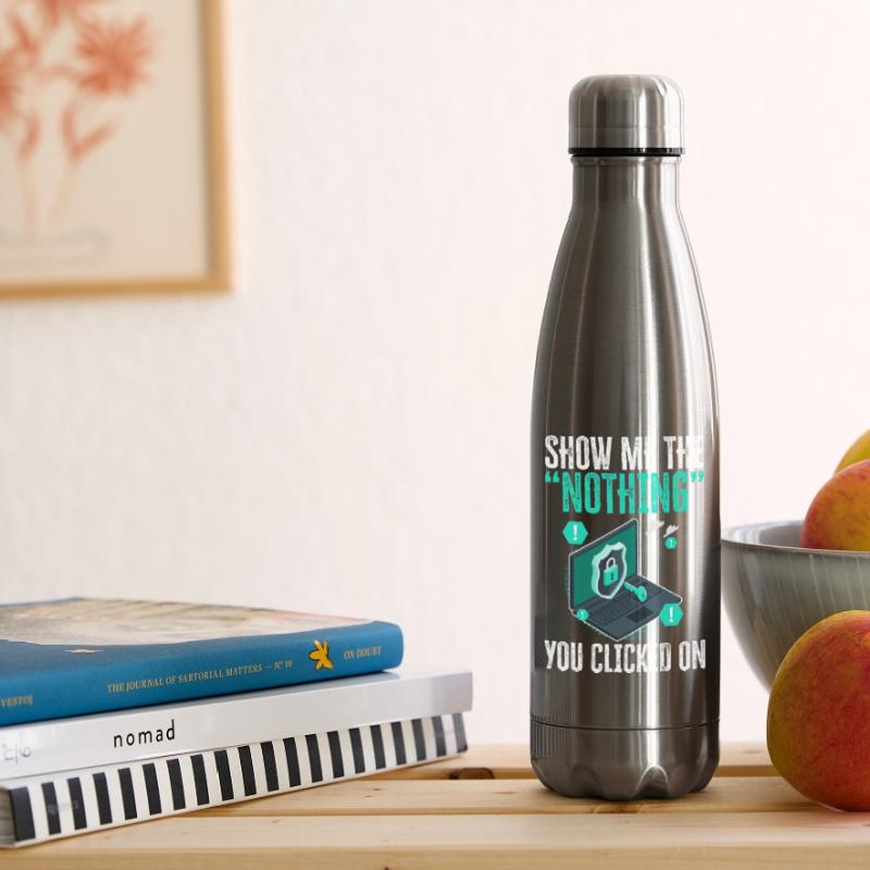 Funny Cybersecurity IT Support IT Security Network Insulated Water Bottle