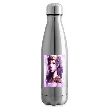 Walküre Amazone Kriegerin Fine Art Poster - Isolierflasche - Lightsilver - Rechts
