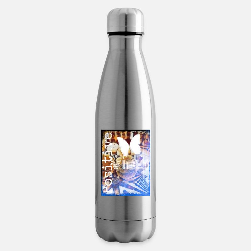 Positive Vibes - Isolierflasche - Lightsilver