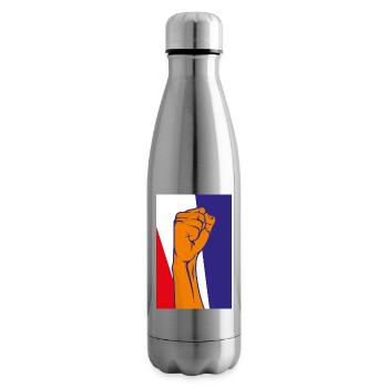 Kampfgeist Faust Illustration - Isolierflasche - Lightsilver - Rechts