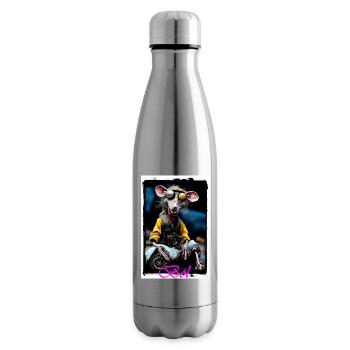 Poupée Punk Futuriste Rat Garage - Bouteille isotherme - argent clair - Droite