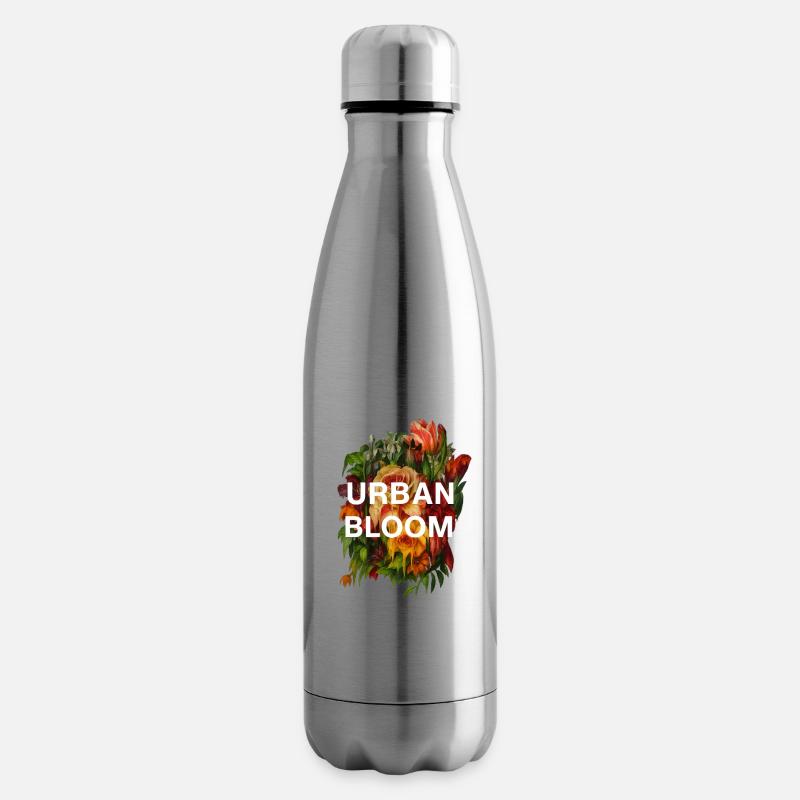 Urban_Bloom - Isolierflasche - Lightsilver