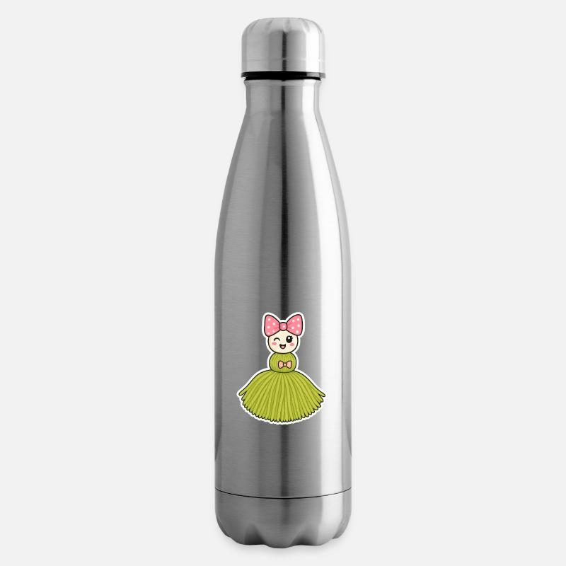 Poupée pompon Stella - Bouteille isotherme - argent clair