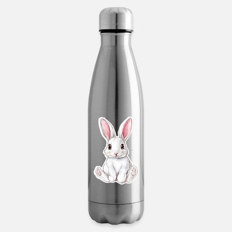 Hase - Isolierflasche - Lightsilver