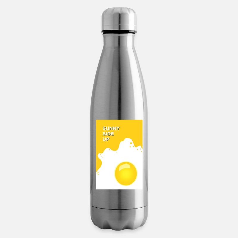 Sunny Side Up – Gute Laune zum Frühstück - Isolierflasche - Lightsilver