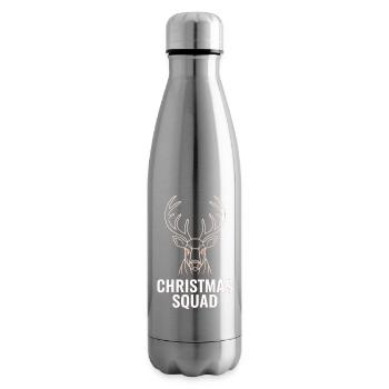 Neon Hirsch Squad Weihnachten - Isolierflasche - Lightsilver - Rechts