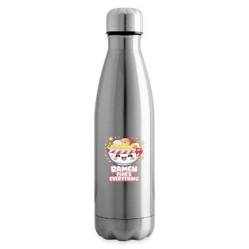 Ramen fixes everything - Isolierflasche - Lightsilver - Rechts