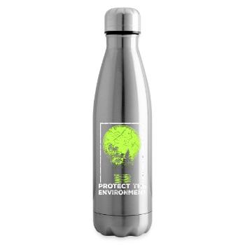 Protéger la nature - Bouteille isotherme - argent clair - Droite