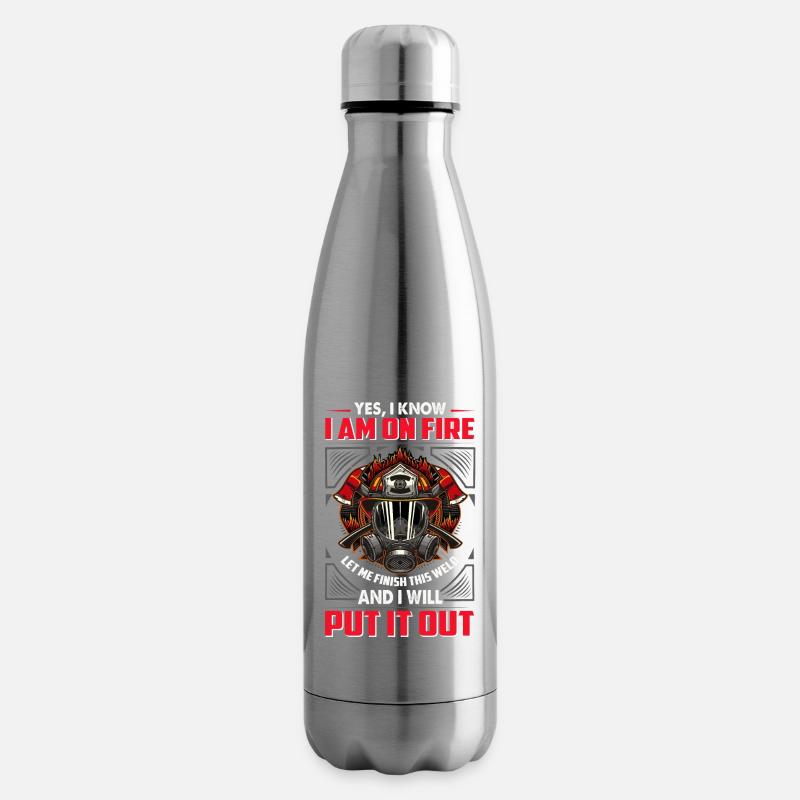 Feuerwehr - Isolierflasche - Lightsilver