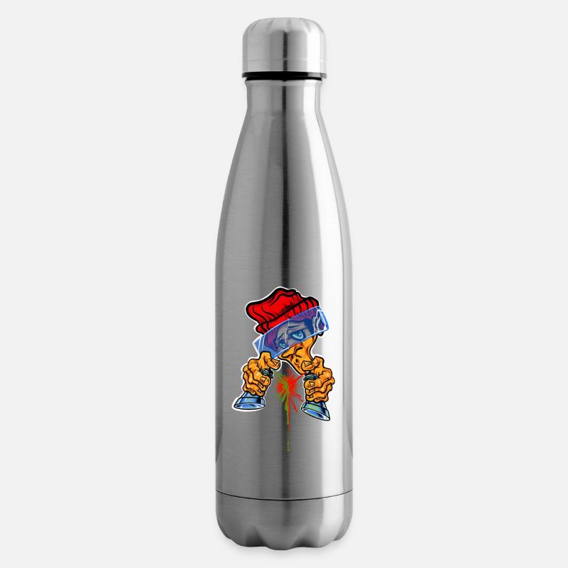 Spray Can Master - Insulated Water Bottle - silver